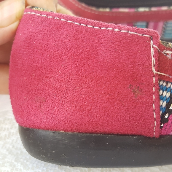 SIXTA: AZTEC DESIGN WOVEN FLATS SHOES, WOMENS SIZE 8 - Picture 7 of 7